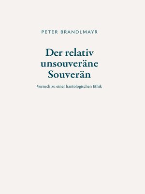 cover image of Der relativ unsouveräne Souverän